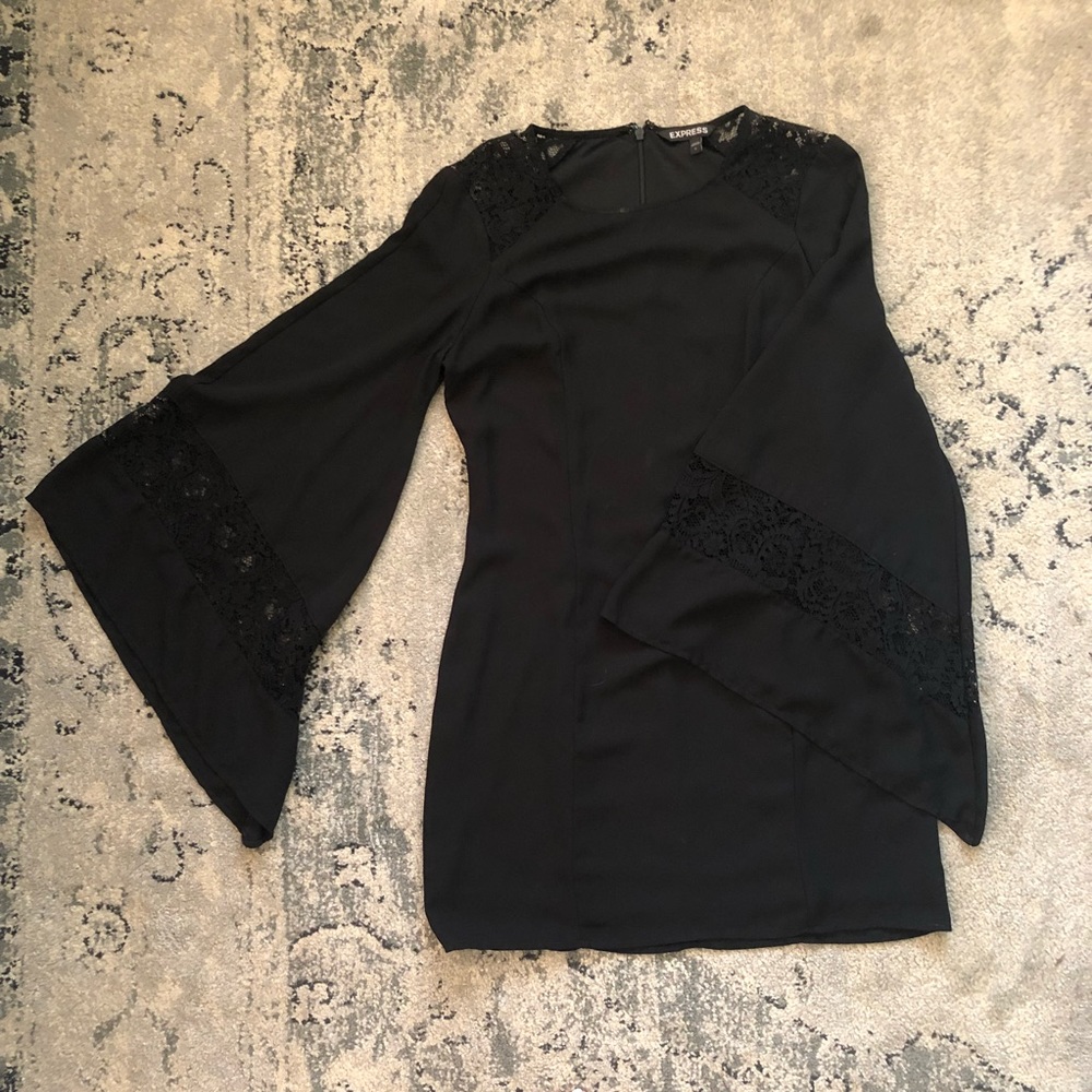 EXPRESS DRESS WITH LACE DETAIL